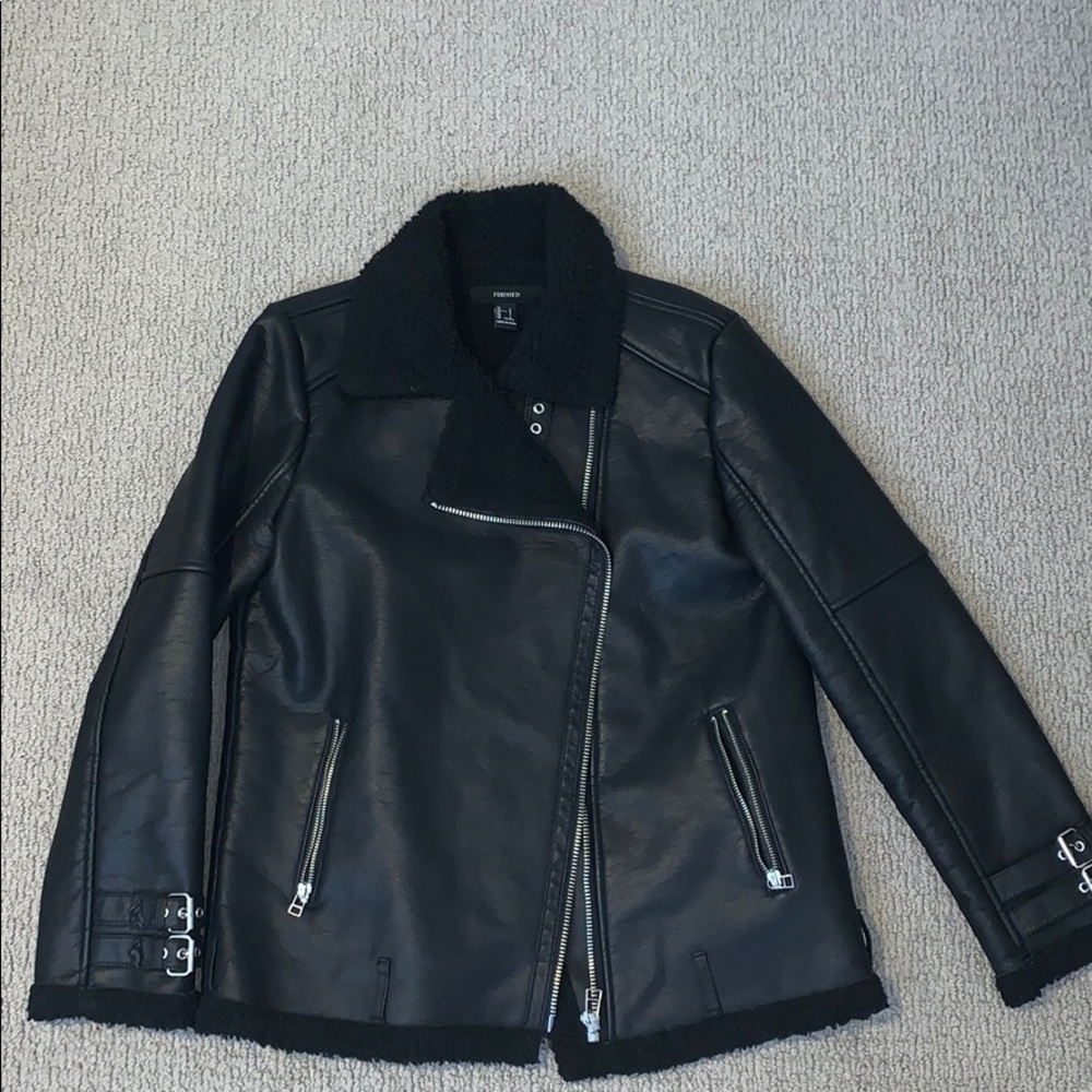Forever 21 faux leather jacket
